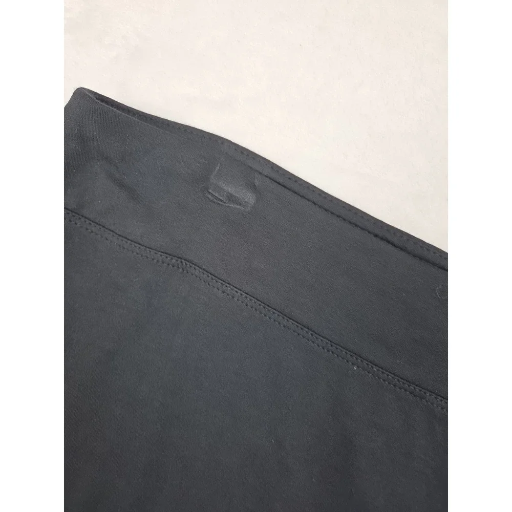 NEW J‎ Jill Wearever Collection Black Midi Skirt Pull On Black Med Petite MP $79